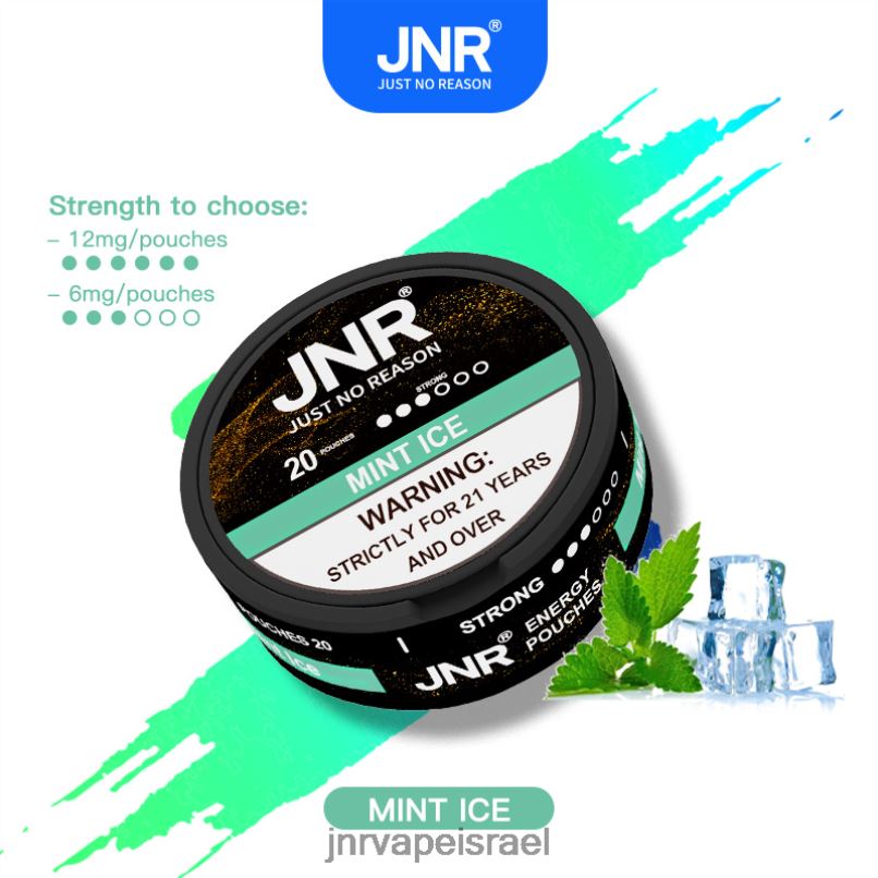 JNR VAPE JERUSALEM | שקיות אנרגיה של jnr קרח מנטה X0D02103