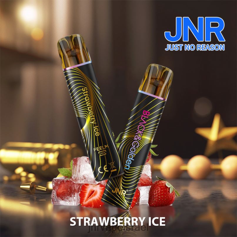 JNR VAPE JERUSALEM | jnr black & gloden קרח תות X0D02283