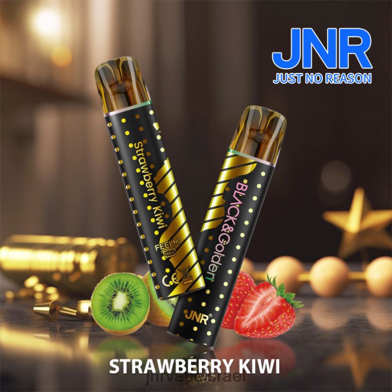JNR VAPE PODS | jnr black & gloden קיווי תות X0D02284