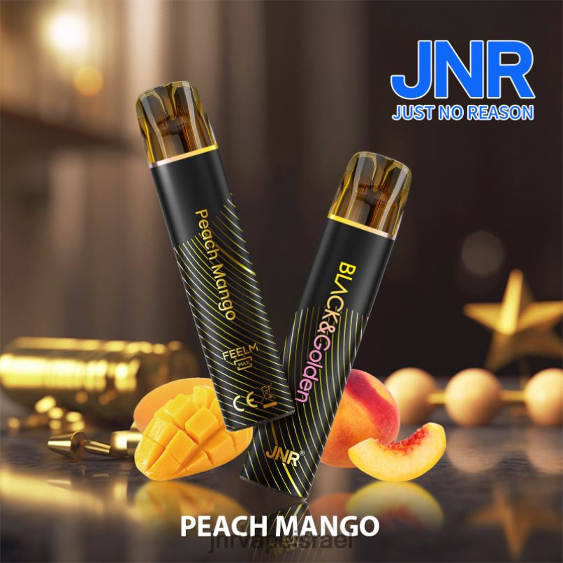 JNR VAPE REVIEW | jnr black & gloden מנגו אפרסק X0D02279