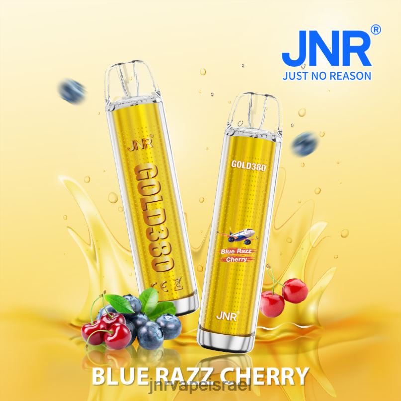 JNR VAPES FACTORY | jnr gold380 דובדבן כחול ראז X0D0250