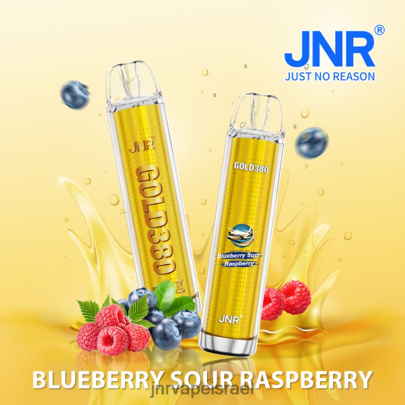JNR VAPE ISRAEL | jnr gold380 פטל חמוץ אוכמניות X0D0252