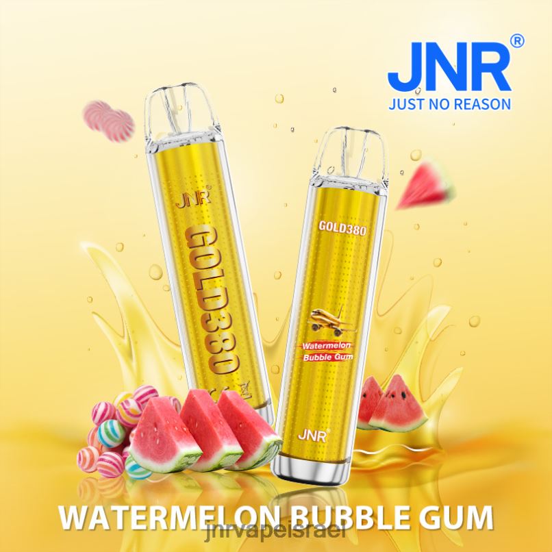 JNR VAPE JERUSALEM | jnr gold380 מסטיק אבטיח X0D0253