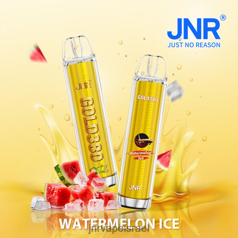 JNR VAPE NICOTINE | jnr gold380 קרח אבטיח X0D0237