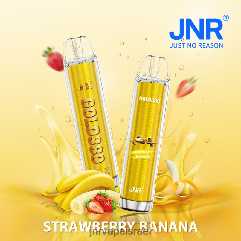 JNR VAPE NICOTINE | jnr gold380 תות בננה X0D0247