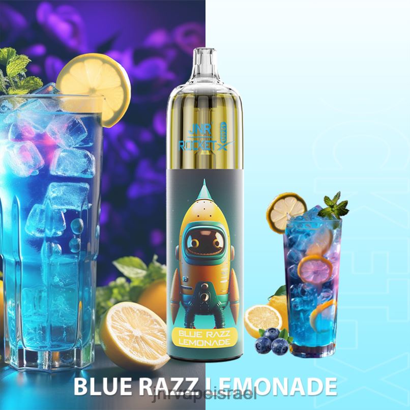 JNR VAPE ISRAEL | jnr rocket-x לימונדה כחולה ראז X0D02122