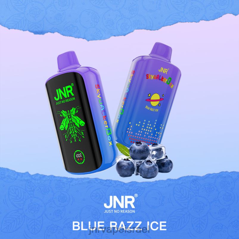 8VXZ840 JNR SKYWALKER קופסא קרח כחול razz | JNR VAPE FLAVOURS