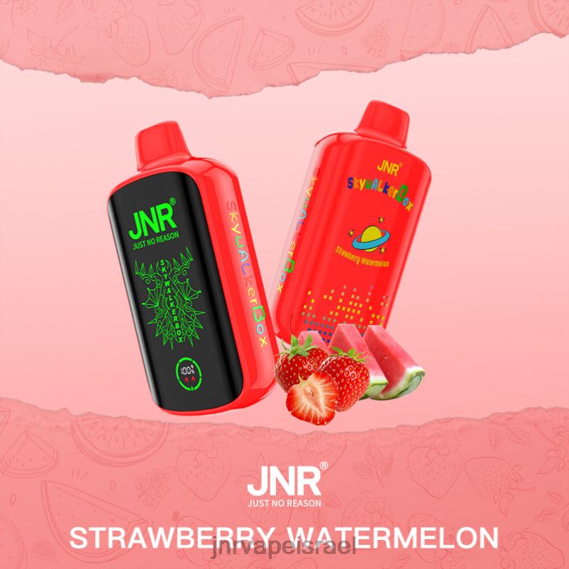 8VXZ848 JNR SKYWALKER קופסא אבטיח תות | JNR VAPE REVIEW