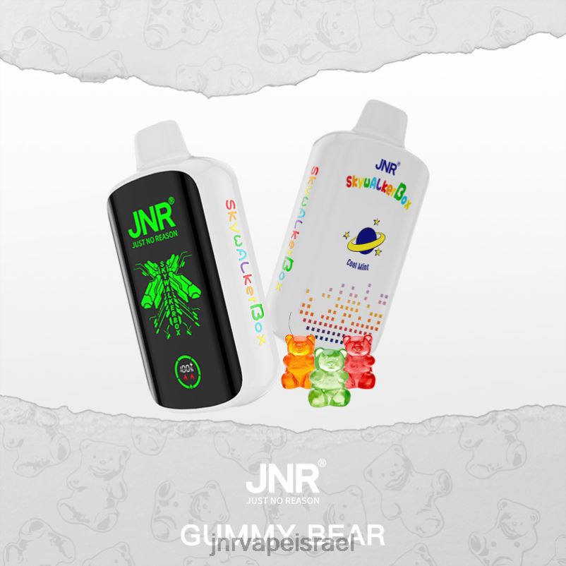 8VXZ853 JNR SKYWALKER קופסא דוב גומי | JNR VAPE PODS