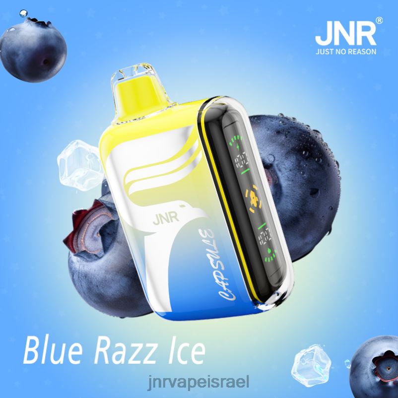 8VXZ857 JNR כּמוּסָה כחול-ראז-קרח | JNR VAPE PRICE