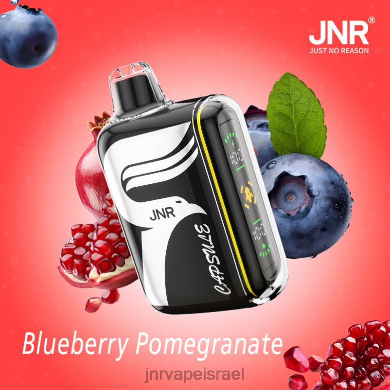 8VXZ859 JNR כּמוּסָה אוכמניות-רימון | JNR VAPES FACTORY