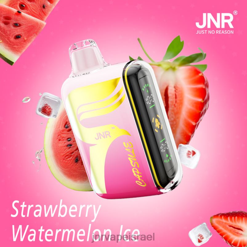 8VXZ870 JNR כּמוּסָה קרח אבטיח תות | JNR VAPE FLAVOURS