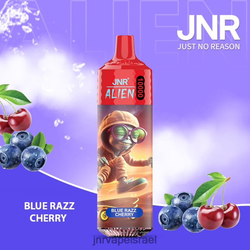 JNR VAPES FACTORY | חייזר jnr דובדבן כחול ראז X0D02140
