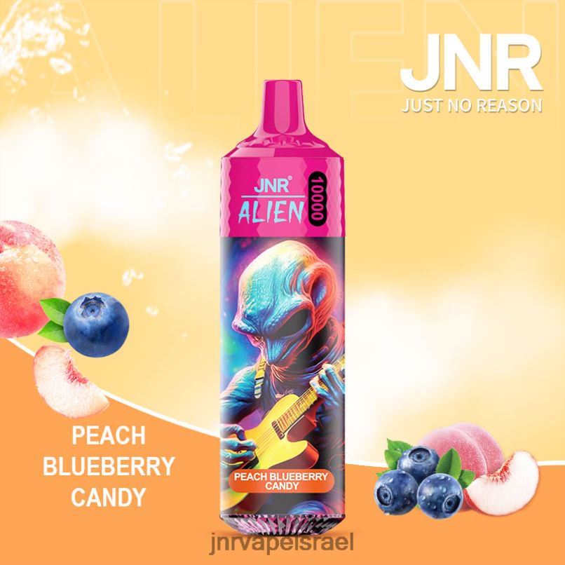 JNR VAPES FACTORY | חייזר jnr סוכריות אוכמניות אפרסק X0D02150