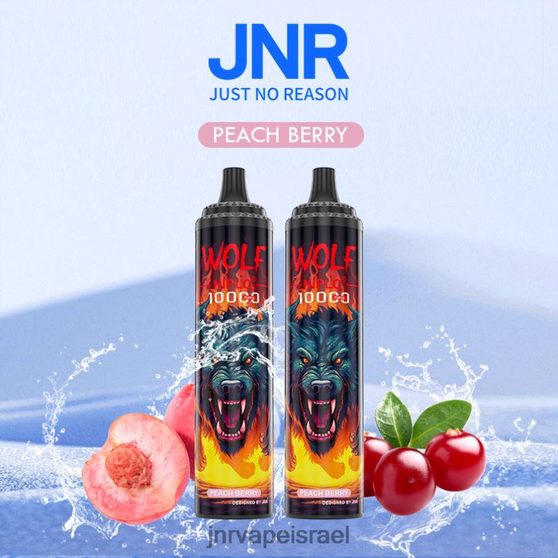 JNR VAPES FACTORY | jnr זאב ניפלו ברי אפרסק X0D02350