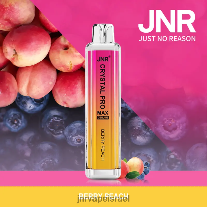 JNR VAPE ISRAEL | jnr קריסטל פרומקס אפרסק ברי X0D02322