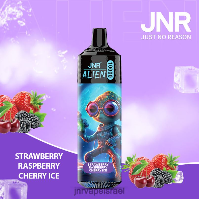 JNR VAPE NICOTINE CONTENT | חייזר jnr קרח דובדבן פטל תות X0D02155