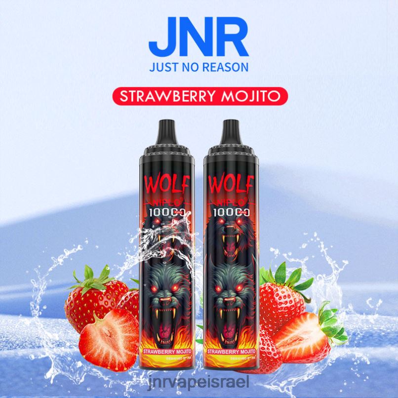 JNR VAPE NICOTINE CONTENT | jnr זאב ניפלו מוחיטו תות X0D02355