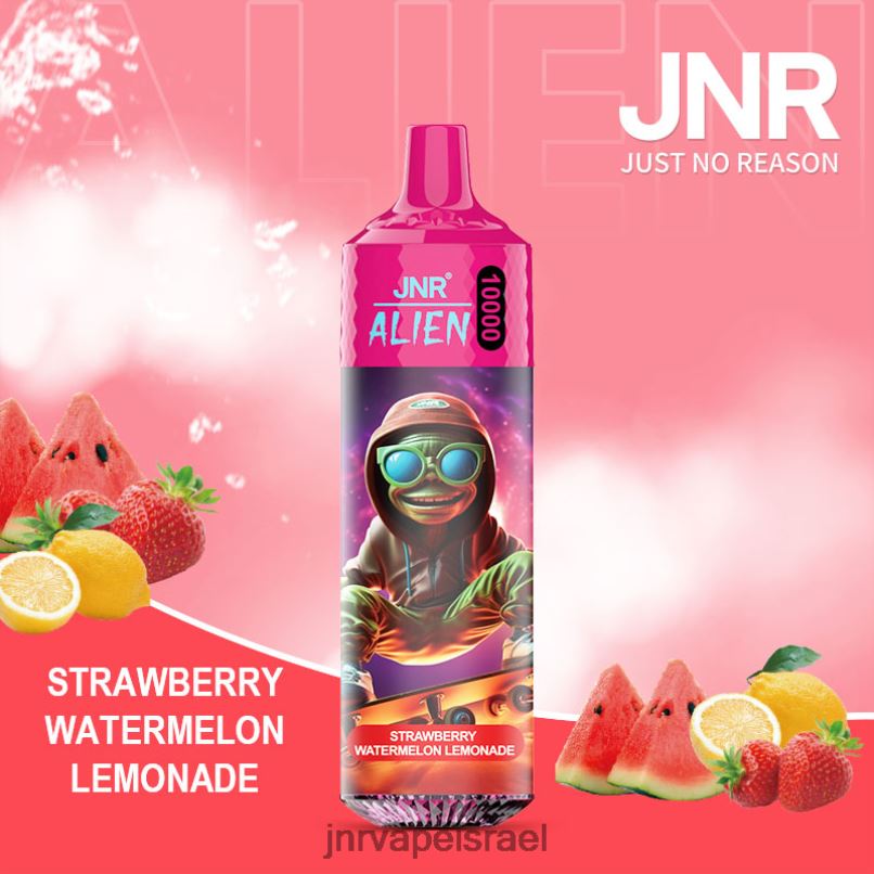 JNR VAPE NICOTINE | חייזר jnr לימונדת אבטיח תות X0D02157