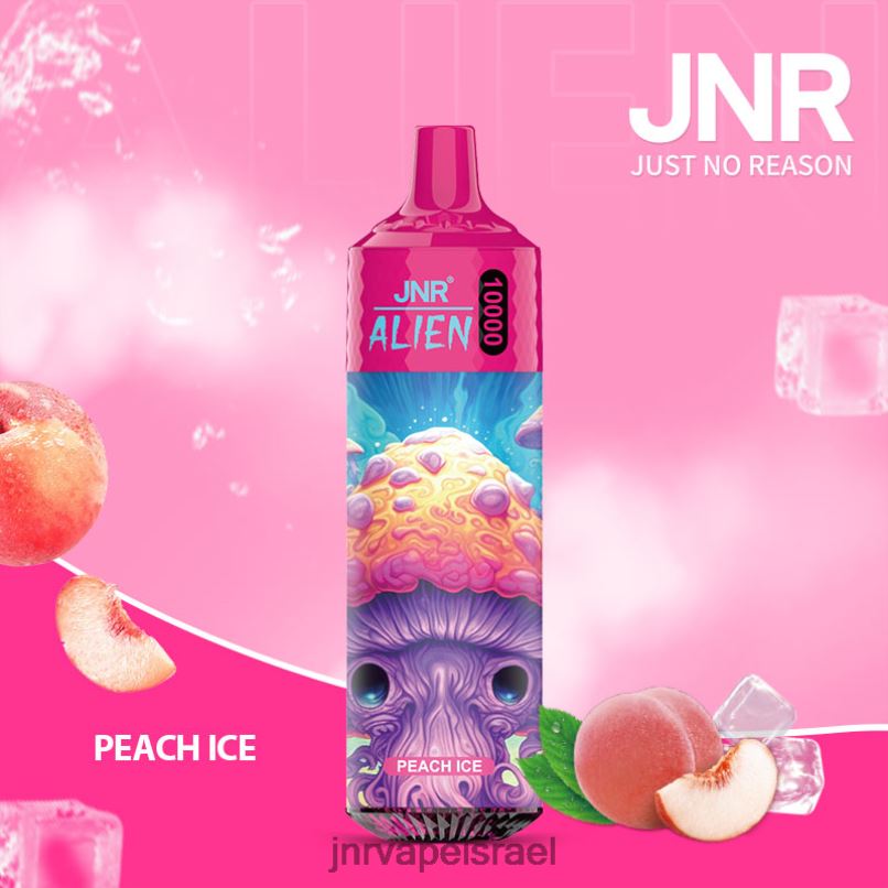 JNR VAPE | חייזר jnr קרח אפרסק X0D02136