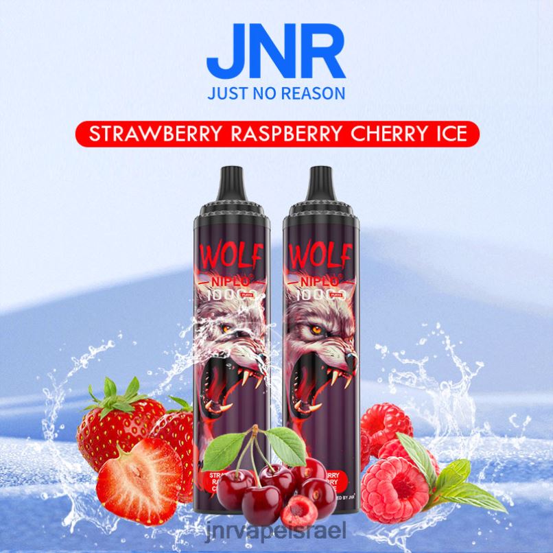 JNR VAPE | jnr זאב ניפלו קרח דובדבן פטל תות X0D02356